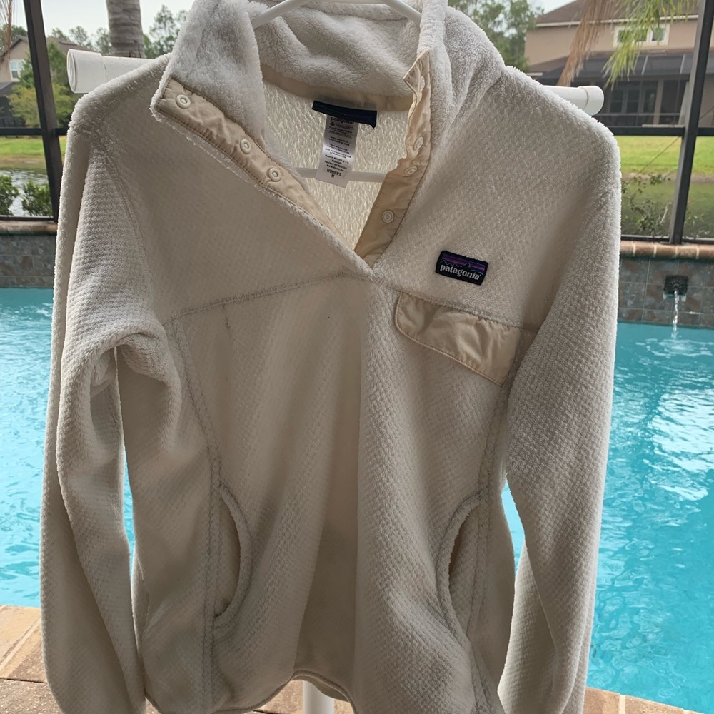 Women’s Patagonia Snap T Pullover White Size M
